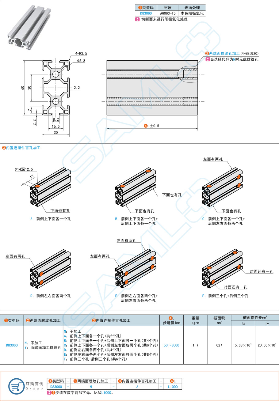 30系列鋁合金型材規(guī)格應(yīng)用優(yōu)點介紹 30系列鋁合金型材規(guī)格應(yīng)用優(yōu)點介紹