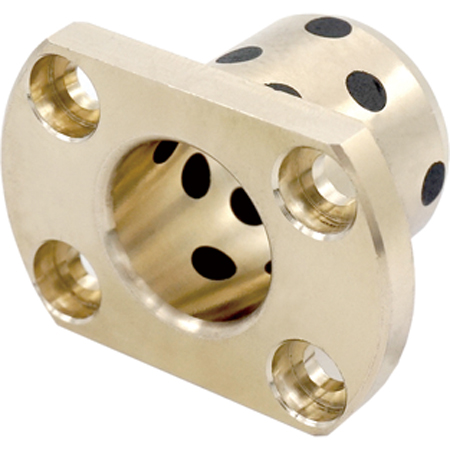 銅合金型無油襯套-對(duì)邊法蘭型